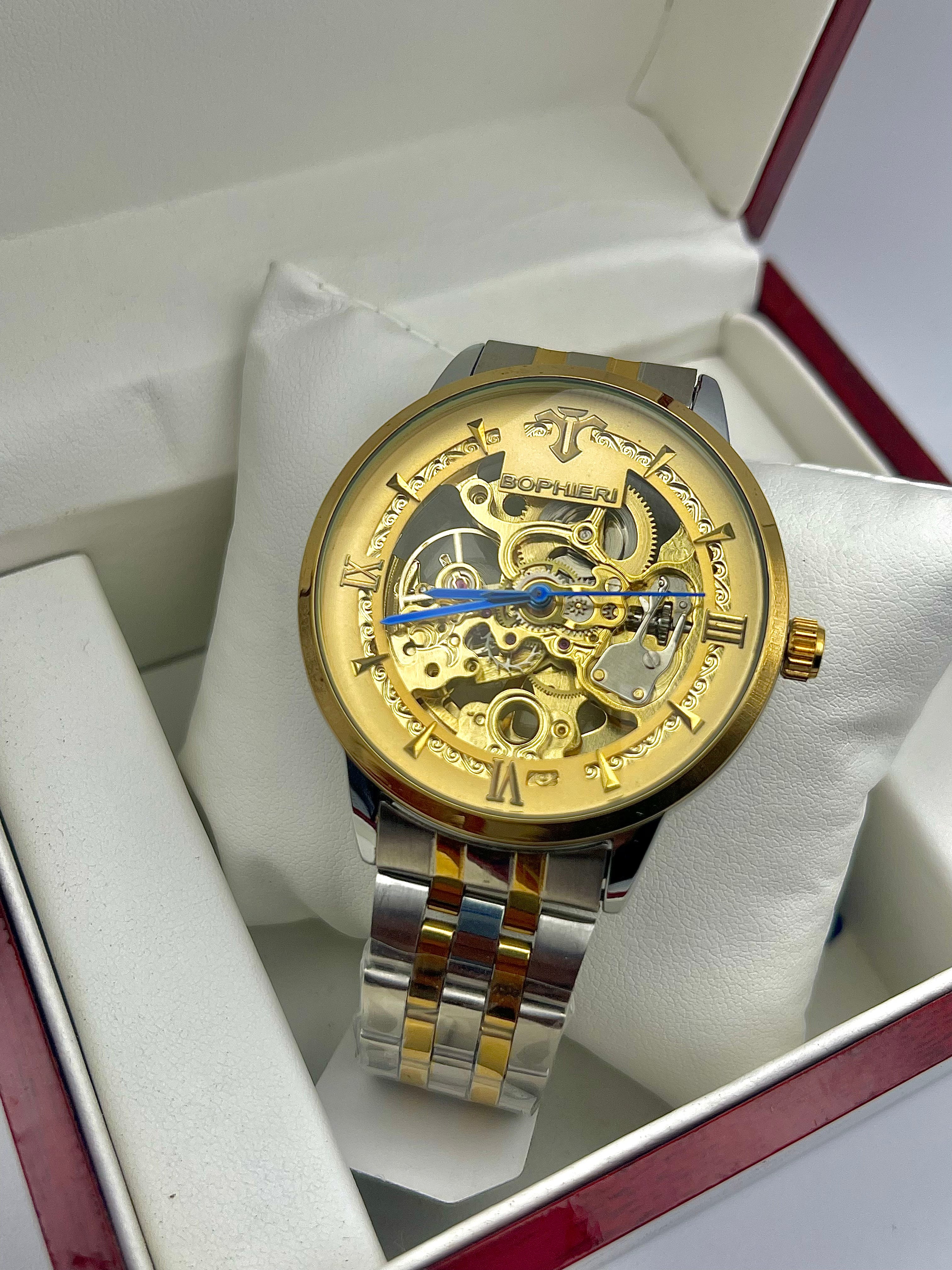 Bophieri Skeleton Men Watch