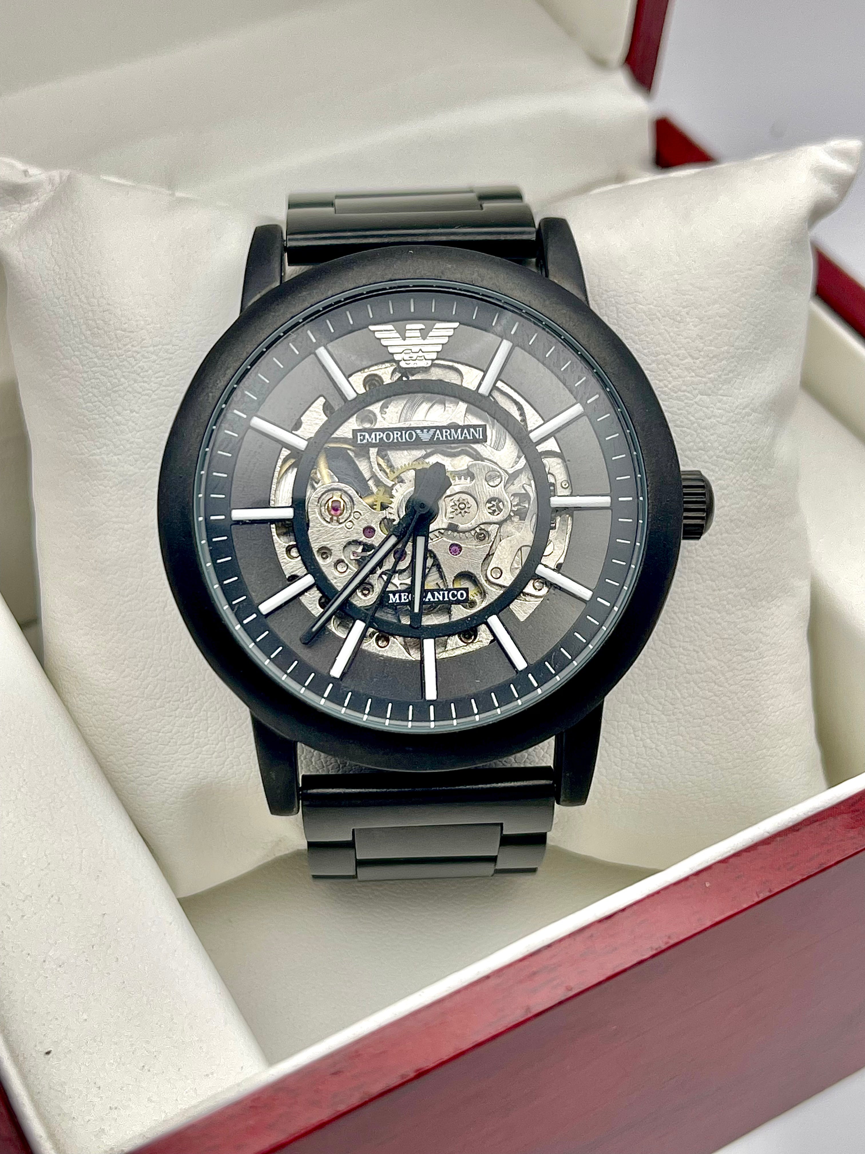 Emporio Armani Meccanico Skeleton